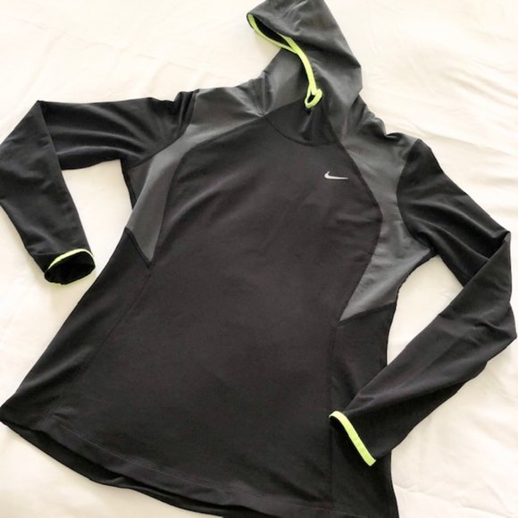 Nike Tops - NIKE RUNNING Dri-Fit Long Sleeve Active Hoodie